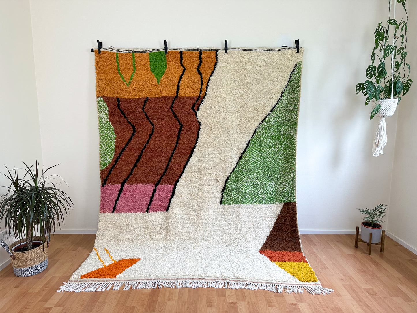 Authentische Boujad-Wollteppiche – Handgefertigte, farbenfrohe Kunstwerke aus Marokko